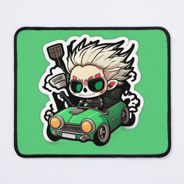 Item preview, Zombie Driver Anime Drawing of Funny Cartoon Driver  designed and sold by verluxe.