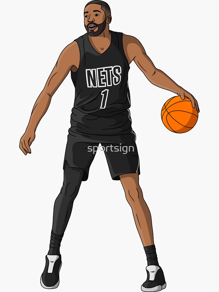 Mikal Bridges - Brooklyn Nets Basketball Sticker for Sale by