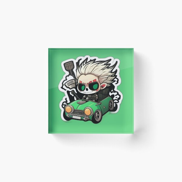 Item preview, Zombie Driver Anime Drawing of Funny Cartoon Driver  designed and sold by verluxe.