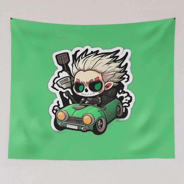 Item preview, Zombie Driver Anime Drawing of Funny Cartoon Driver  designed and sold by verluxe.