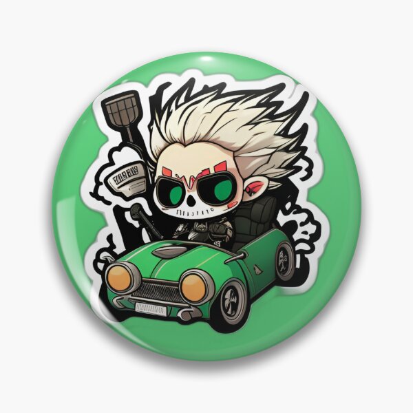 Item preview, Zombie Driver Anime Drawing of Funny Cartoon Driver  designed and sold by verluxe.
