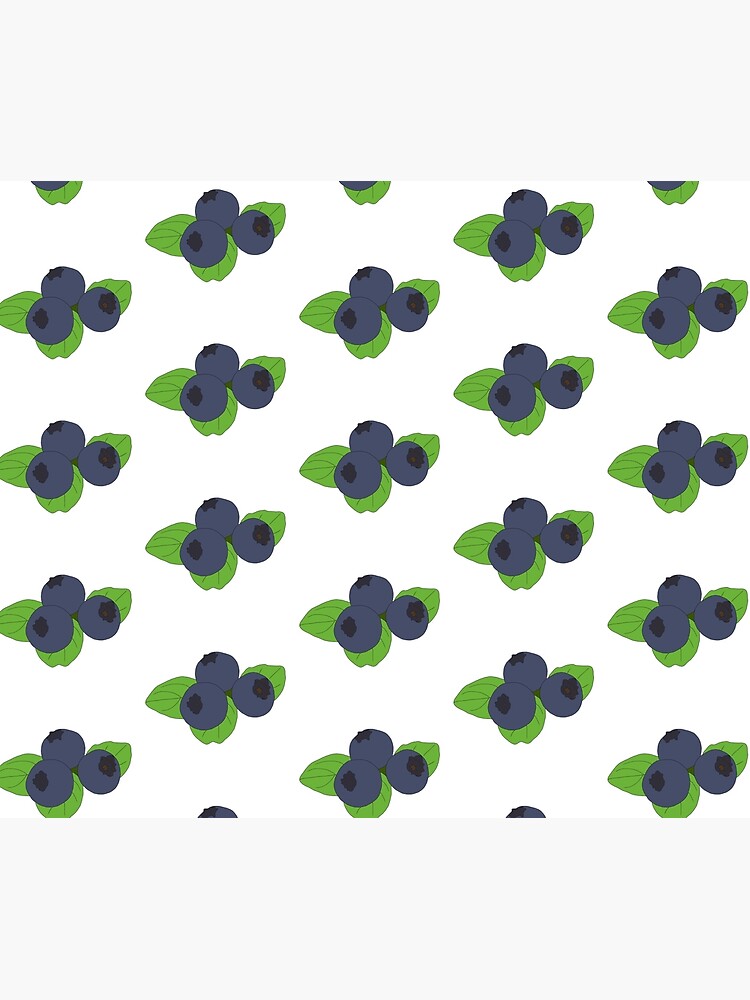 Disover Blueberry Fruit Shower Curtain