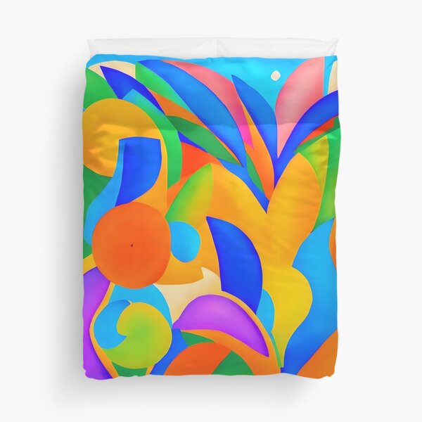 Item preview, Colorful digital poster inspired by modernist painting designed and sold by Joshuabsb.
