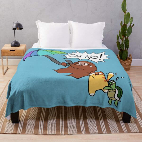 Item preview, Umbrella Sloth Cat and Turtle designed and sold by SaradaBoru.