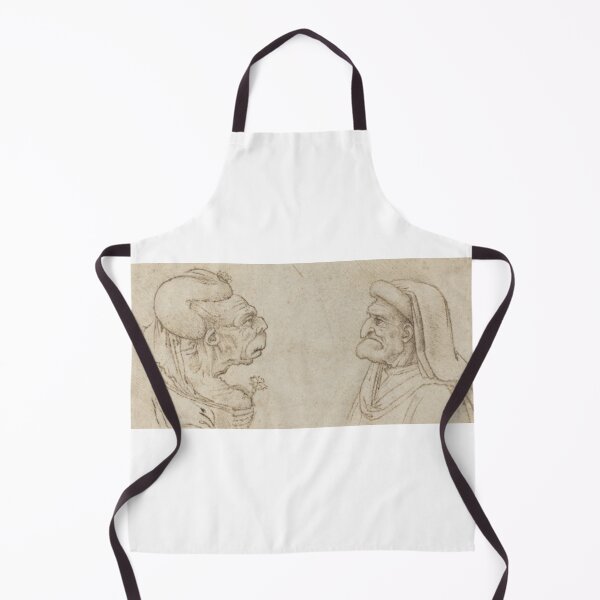 Item preview, Two grotesque heads by Leonardo da Vinci designed and sold by Mapsart-.