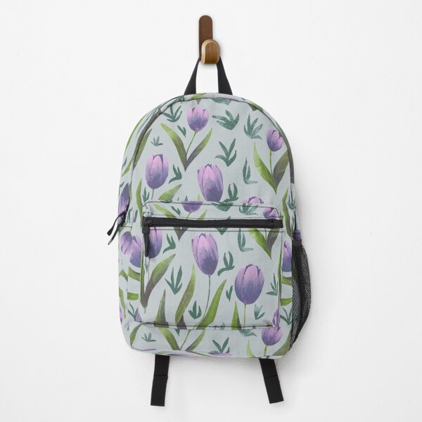 Artikelvorschau, Tulip Garden Lavendel und Blau entworfen und verkauft von Cat Herold.