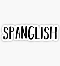Pegatina espanglish
