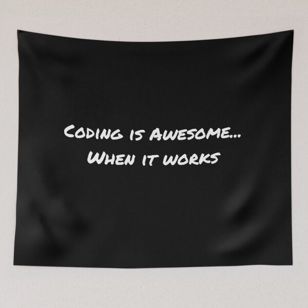 Item preview, Coding is awesome designed and sold by brindled.