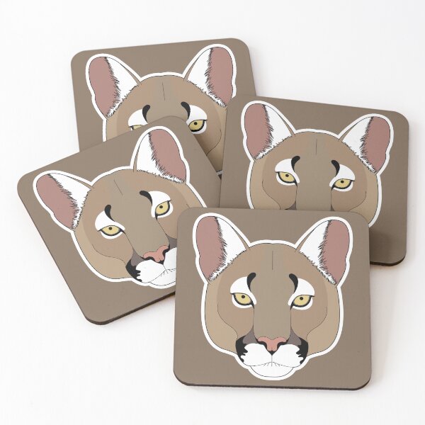 Item preview, Cougar designed and sold by Procyonidae Creative.