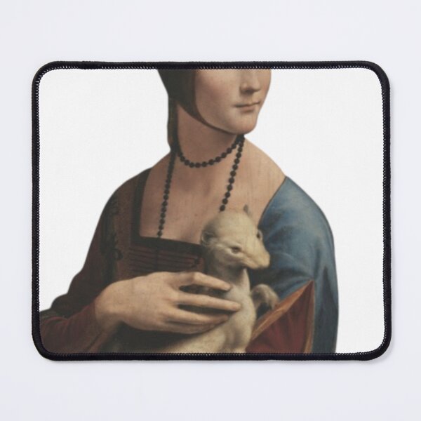 Item preview, Lady with an ermine by Leonardo da Vinci designed and sold by Mapsart-.