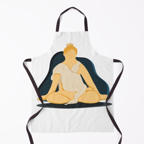 Item preview, Yoga girl in meditation process designed and sold by SoykAart.