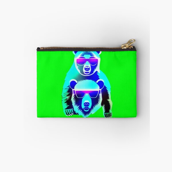 Item preview, Cool Grizzly Bear in Cyberpunk style glasses designed and sold by NewCoolWest.