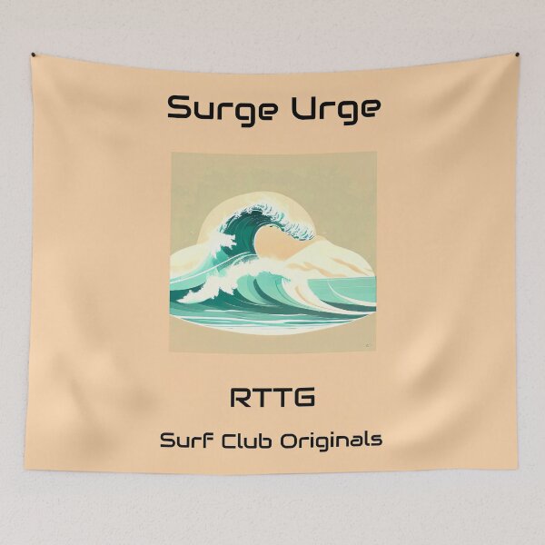 Item preview, Surge Urge Wave Shirt designed and sold by RaveToTheGrave.