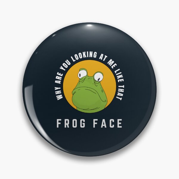 Item preview, Why are you looking at me Frog Face Funny Sarcastic Frog most offensive     designed and sold by Suberocal.