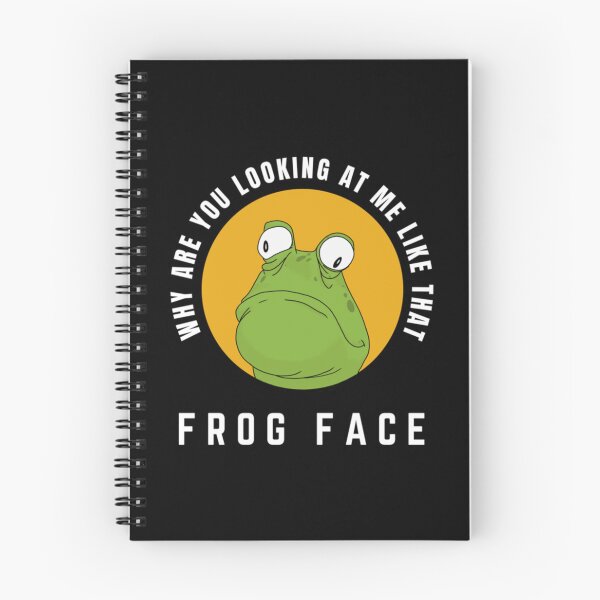 Item preview, Why are you looking at me Frog Face Funny Sarcastic Frog most offensive     designed and sold by Suberocal.