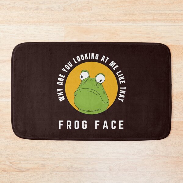 Item preview, Why are you looking at me Frog Face Funny Sarcastic Frog most offensive     designed and sold by Suberocal.