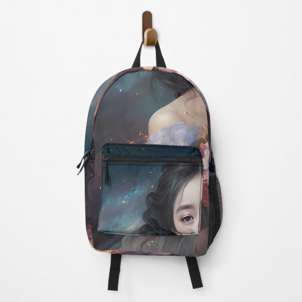 Item preview, Oriental Blossom: Young Woman with Bouquet designed and sold by DreamPrint Collective.