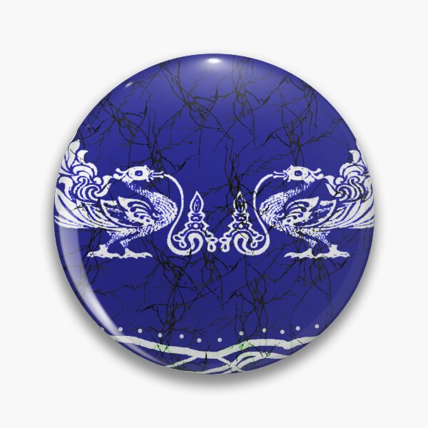 Item preview, Traditional Sri Lankan Blue Batik Pattern designed and sold by Thilaniz.