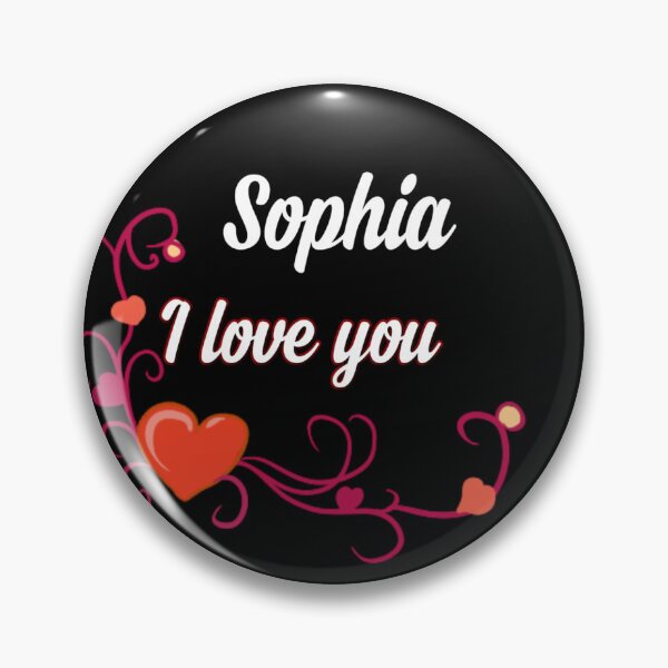 Item preview,  I love u Sophia designed and sold by Dido-shop-art ⭐⭐⭐⭐⭐.