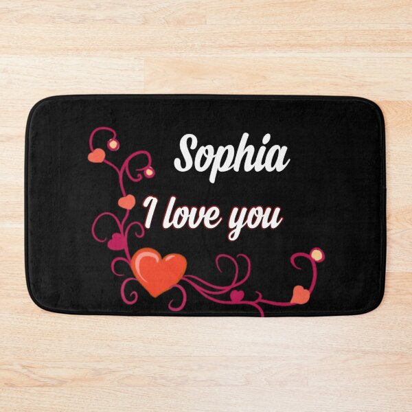 Item preview,  I love u Sophia designed and sold by Dido-shop-art ⭐⭐⭐⭐⭐.