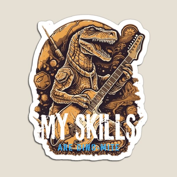 Item preview, Dientes y talento: diseño de T-Rex para los amantes de la música y los dinosaurios intrépidos designed and sold by superpedro.