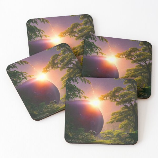Item preview, Sunset View From a Paradise Planet of a Blackhole  designed and sold by Space-Wear.