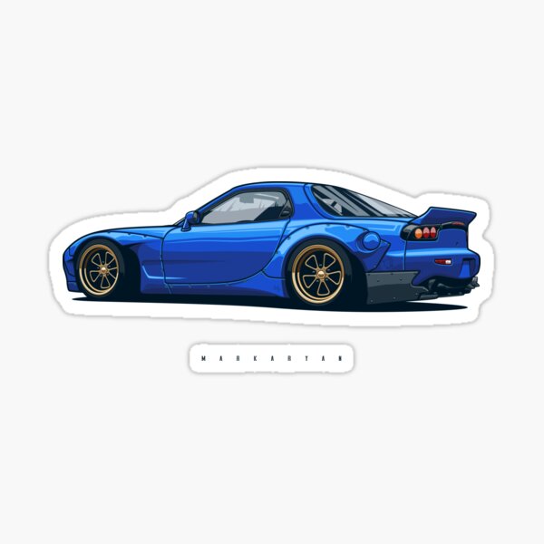 Corps large RX7 Sticker