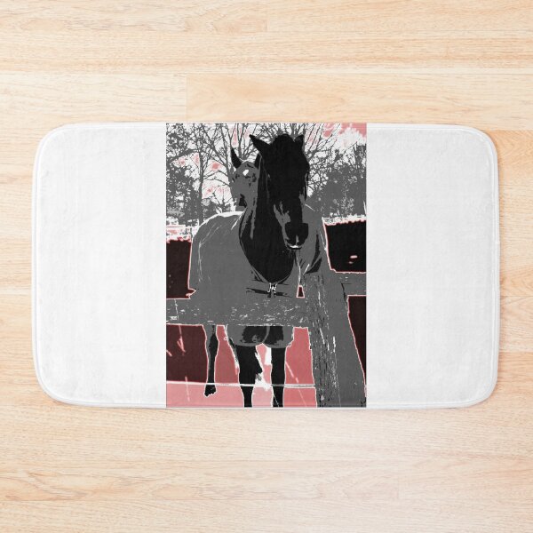 Item preview, Horses in paddock designed and sold by Janinevsart.