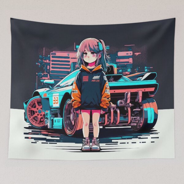 Artikelvorschau, Schneller Sportwagen-Rennmeister Anime Cyberpunk entworfen und verkauft von ultra-cool.