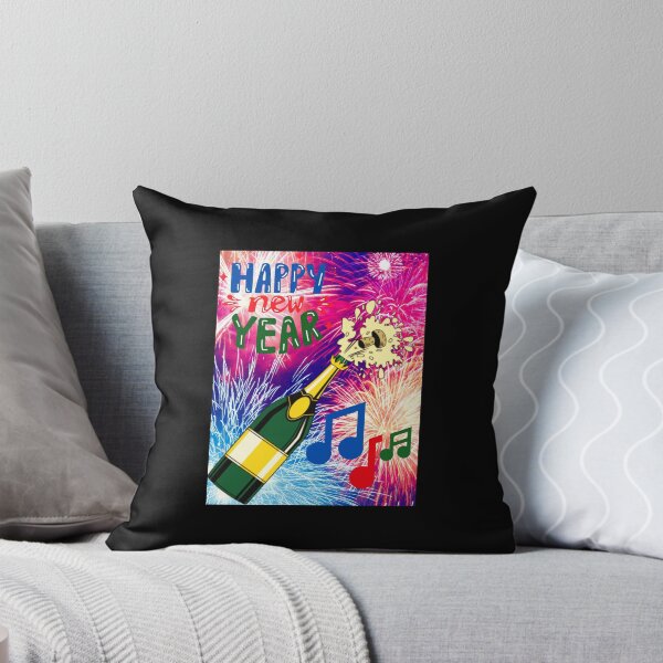 Item preview, Happy New Year Bottle Music Notes designed and sold by teewearstyle.