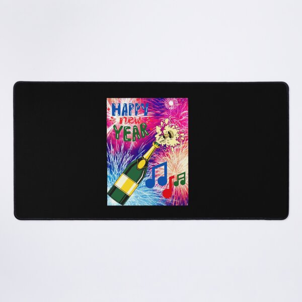Item preview, Happy New Year Bottle Music Notes designed and sold by teewearstyle.