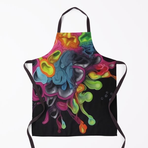 Item preview, Abstract water color splatter in 3d designed and sold by artfullyprompt.