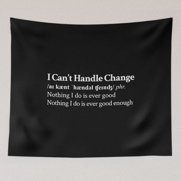 Item preview, Roar Aesthetic Rock Band Group Quote Lyrics Black designed and sold by StickTheSong.