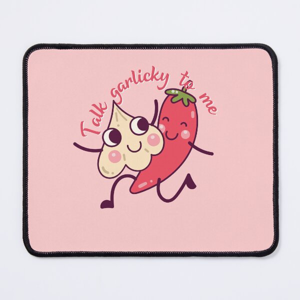 Item preview, Garlic and Chili Lovers Unite! Smiling Garlic - Funny & Cute Garlic Pun designed and sold by ElLocoMus.