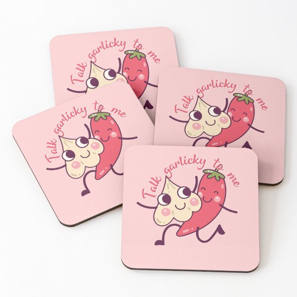 Item preview, Garlic and Chili Lovers Unite! Smiling Garlic - Funny & Cute Garlic Pun designed and sold by ElLocoMus.