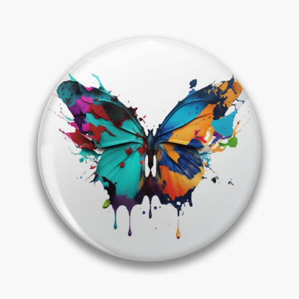 Item preview, Aesthetic Splash Painting Art Butterfly Design designed and sold by EnzoZs.