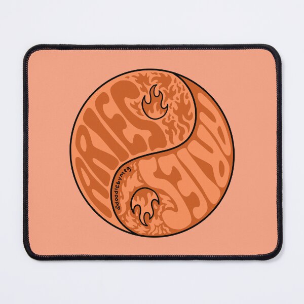 Item preview, Aries Yin Yang designed and sold by doodlebymeg.