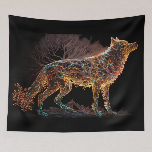 Item preview, Abstract Wolf of Light 2 designed and sold by Richard-Y.