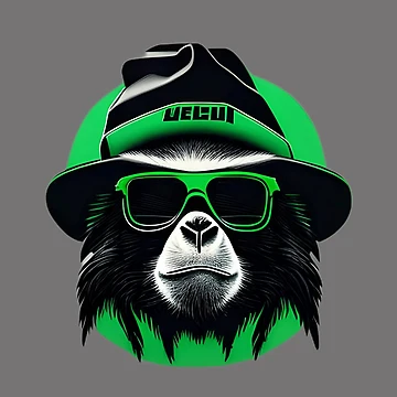 Artwork thumbnail, Rapper-style Monkey by Rui Fernandes