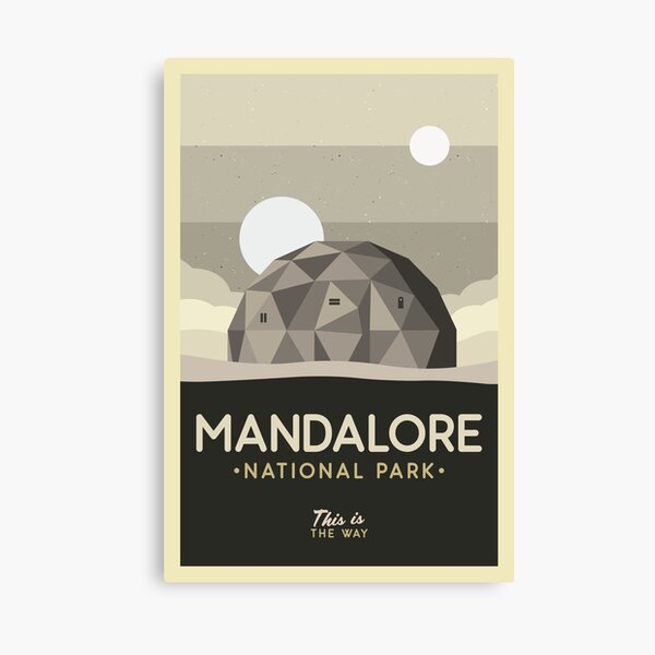 Item preview, Mandalore National Park Poster designed and sold by magrodanny.