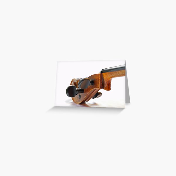 Cello Scroll Greeting Card