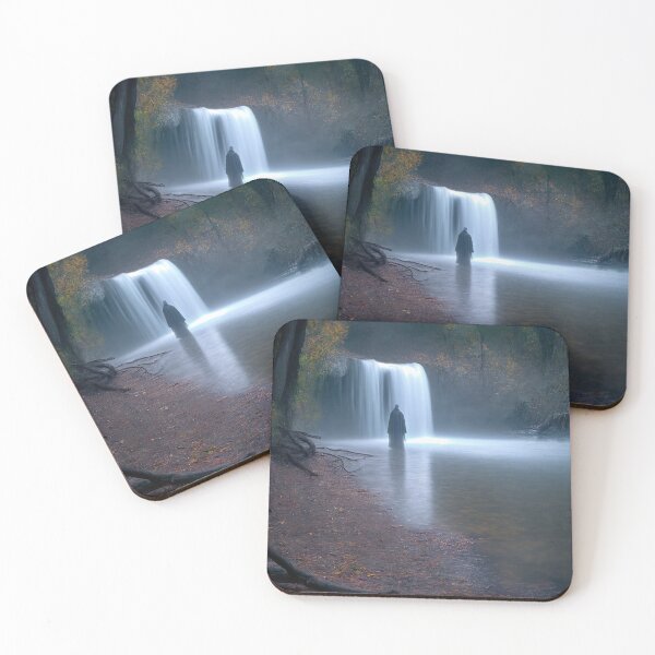 Item preview, Cloaked Figure Emerging from a Waterfall designed and sold by jrtwynam.