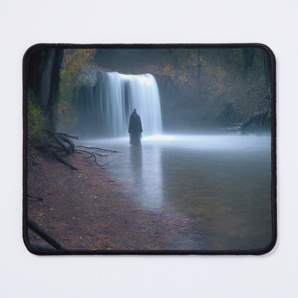 Item preview, Cloaked Figure Emerging from a Waterfall designed and sold by jrtwynam.