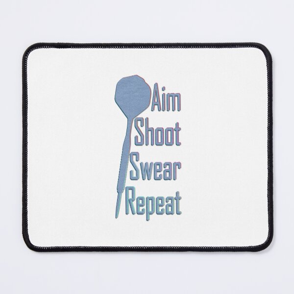 Item preview, Aim Shoot Swear Repeat - Darts Player Gift designed and sold by CourtOfApparel.