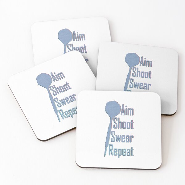 Item preview, Aim Shoot Swear Repeat - Darts Player Gift designed and sold by CourtOfApparel.