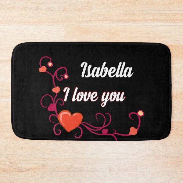 Item preview,  I love u Isabella designed and sold by Dido-shop-art ⭐⭐⭐⭐⭐.