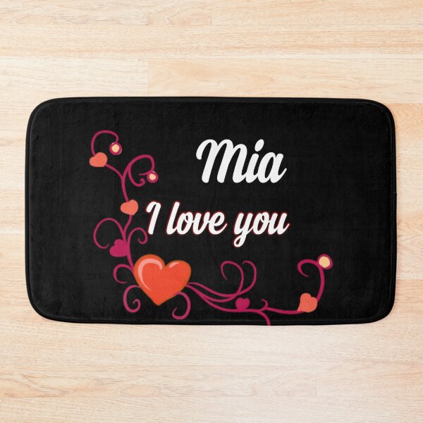 Item preview, I love u Mia designed and sold by Dido-shop-art ⭐⭐⭐⭐⭐.
