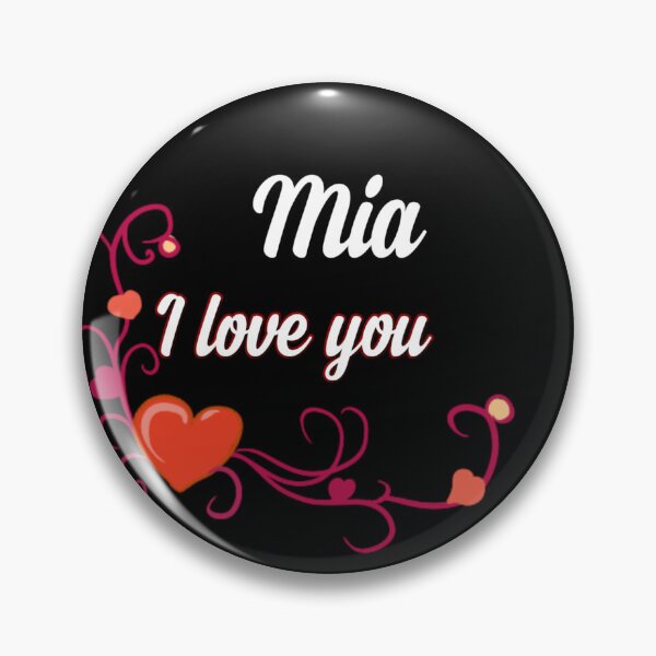 Item preview, I love u Mia designed and sold by Dido-shop-art ⭐⭐⭐⭐⭐.