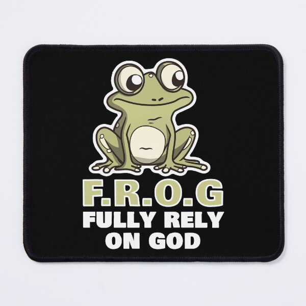 Item preview, Frog Lover Fully Rely On God designed and sold by JackCurtis1991.