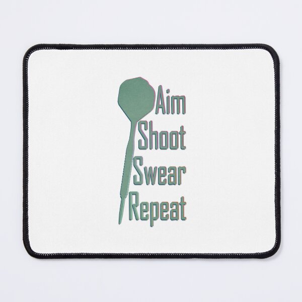 Item preview, Aim Shoot Swear Repeat - Darts Player Gift designed and sold by CourtOfApparel.